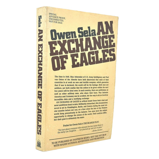 Advanced Proof 1977 ~ An Exchange of Eagles by Owen Sala - Uncle Buddy's Beard & Used Books