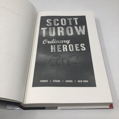 (Signed) Ordinary Heroes by Scott Turow ~ First Edition - Uncle Buddy's Beard & Used Books